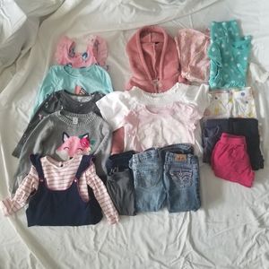 4T Girls 19 piece lot
